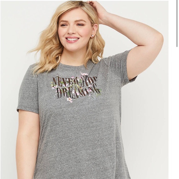 Lane Bryant Tops - Lane Bryant Never Stop Dreaming Graphic Tee